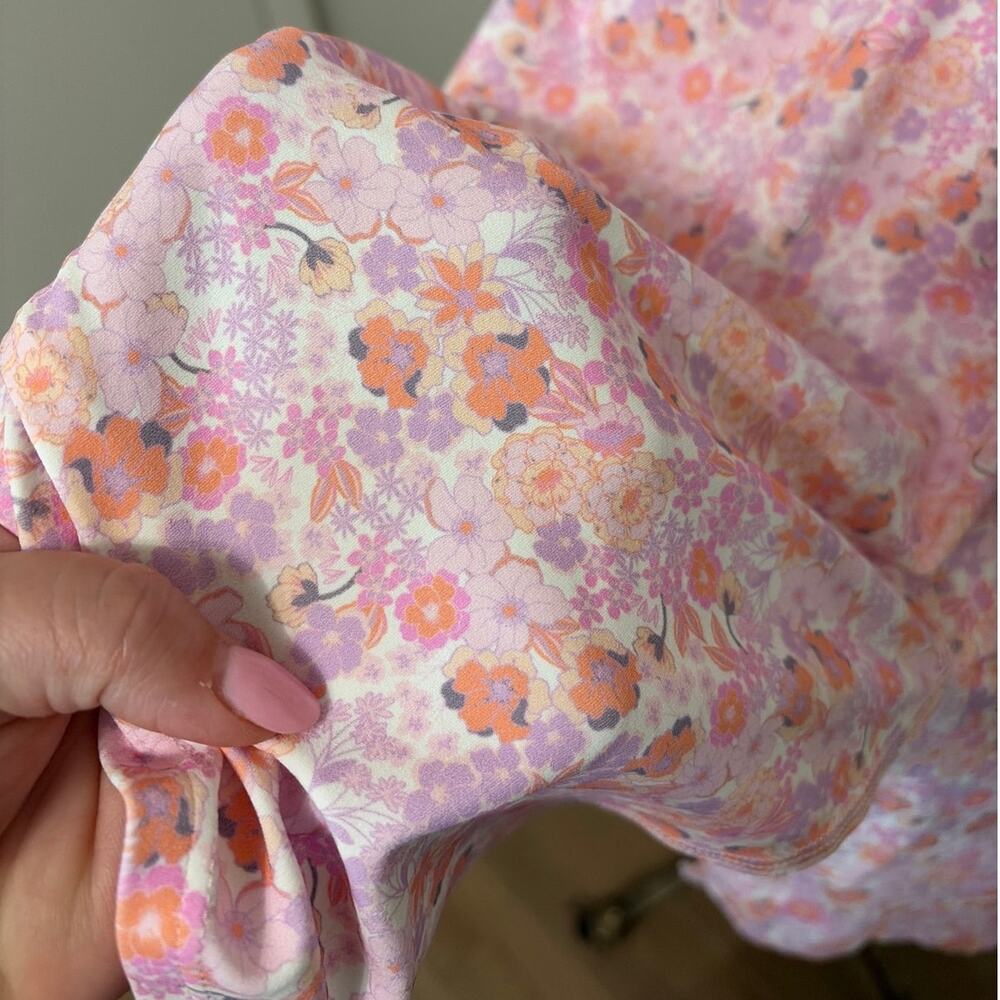 JoyLab Floral Print Active Dress with bra/shorts dress. Size Large - Picture 2 of 8